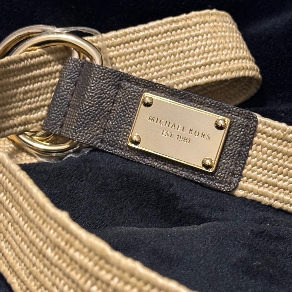 Michael Kors Tan Belt with Textured Design - Picture 7 of 9